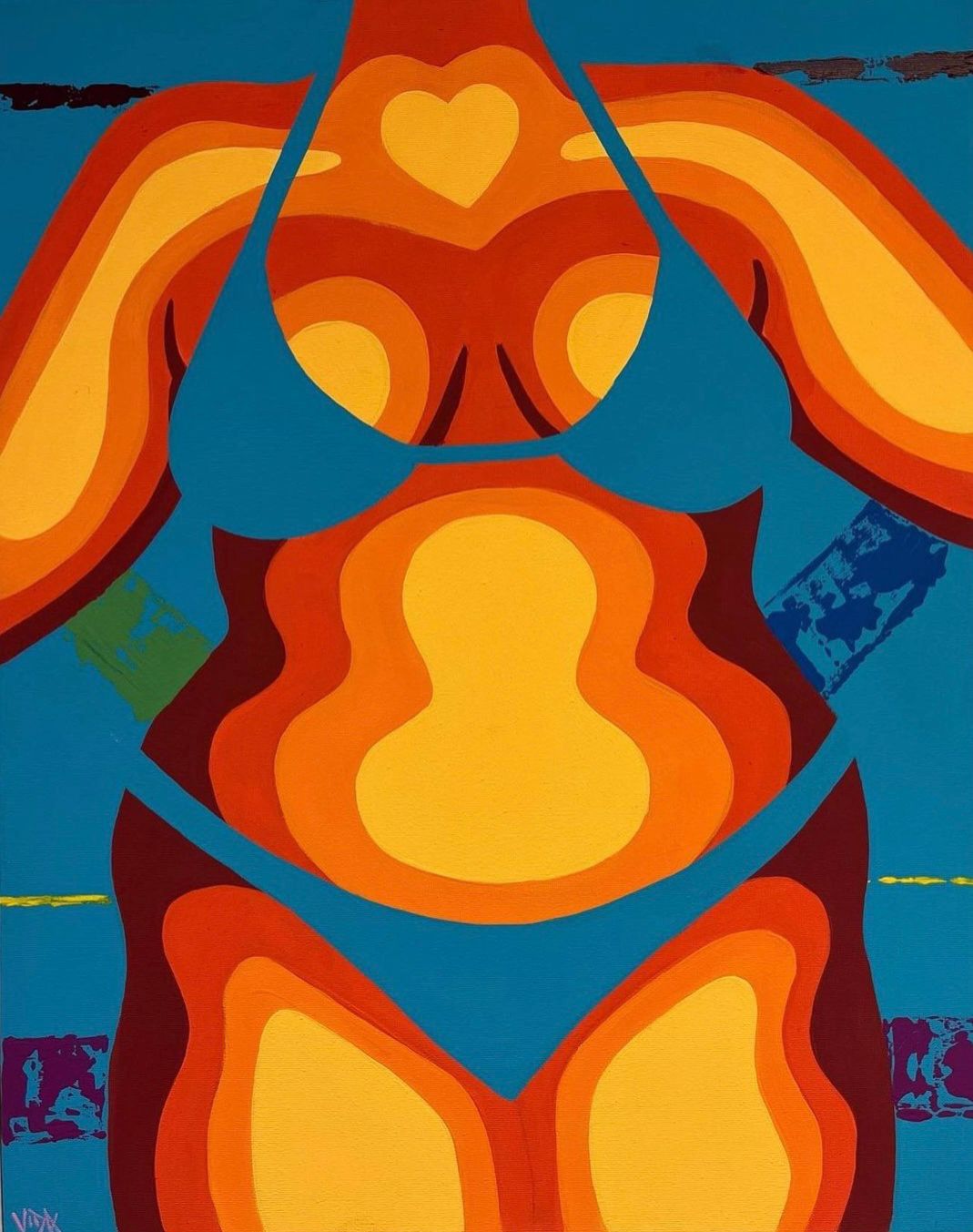 Thermal Woman - 8 x 10 print