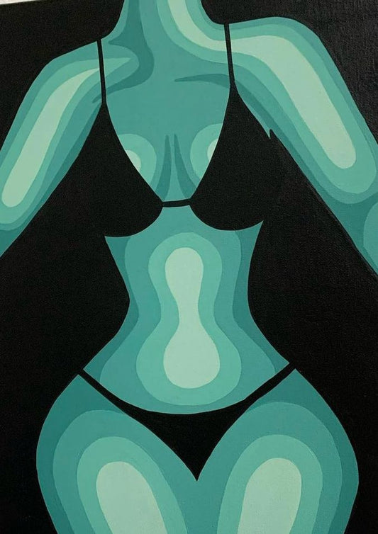 Thermal Woman - 8 x 10 print